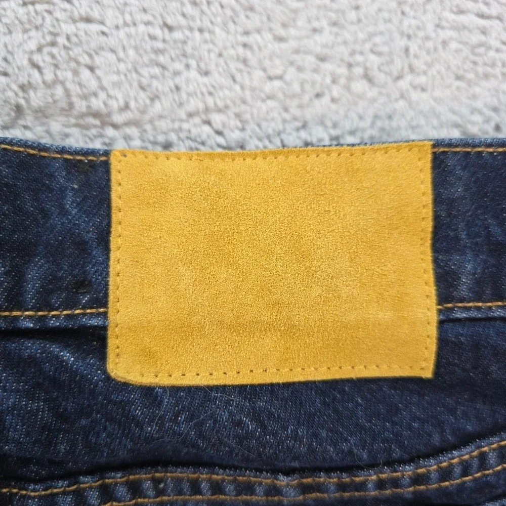 Benjamin Talley Smith 27 Madewell Women Coolidge Indigo Wide Leg Low Rise Jeans